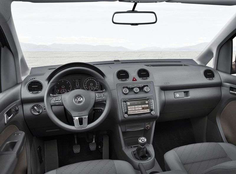 Volkswagen Caddy 3rd generation [restyling] Kombi 4 door minivan 1.2 TSI MT L1 Basic (5 seats) (2011 – present)
