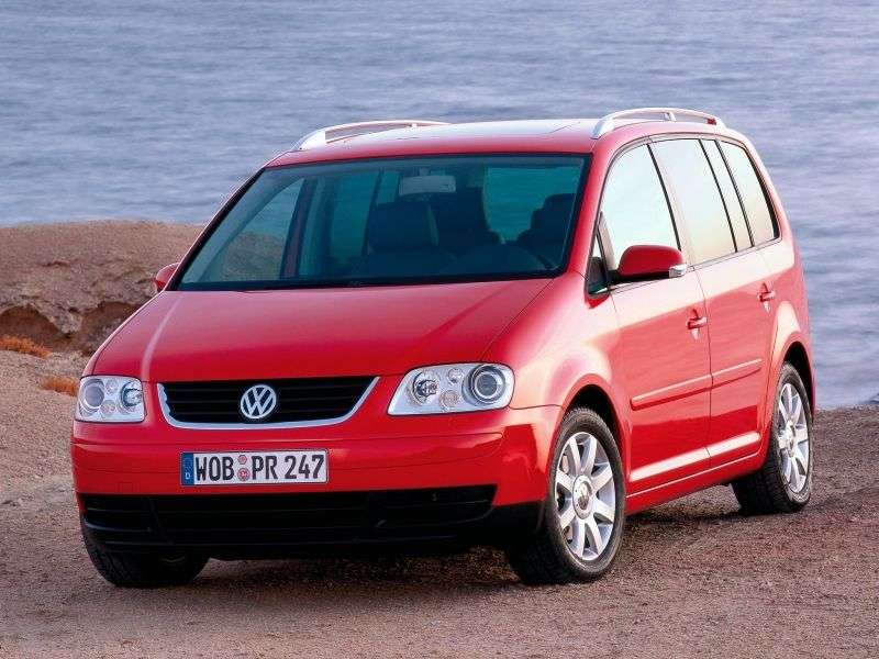 Volkswagen Touran minivan pierwszej generacji 2.0 TDI MT (2003 2007)
