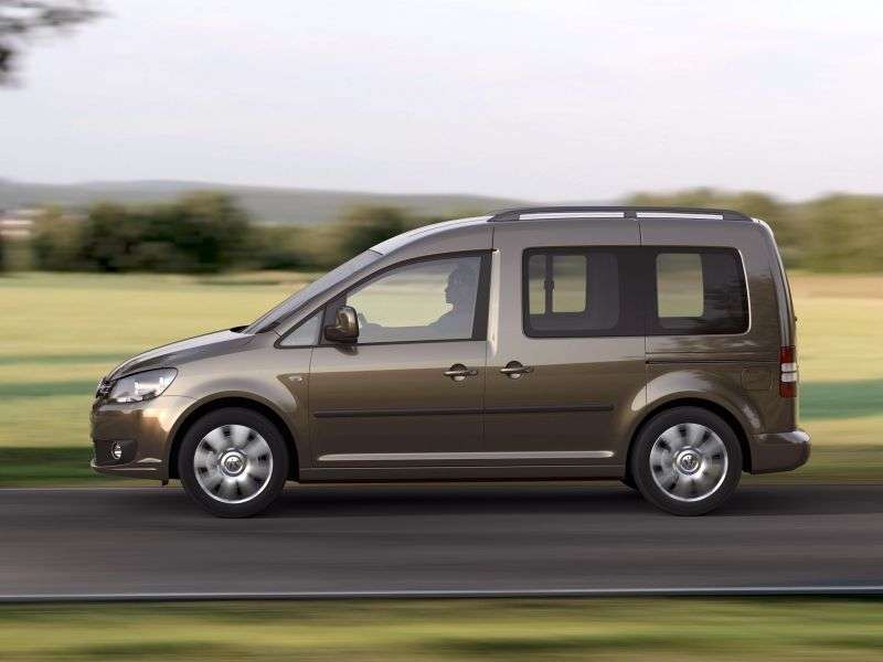 Volkswagen Caddy 3. generacji [zmiana stylizacji] 4 drzwiowy minivan. 2.0 TDI MT 4Motion L1 Trendline (2010 obecnie)