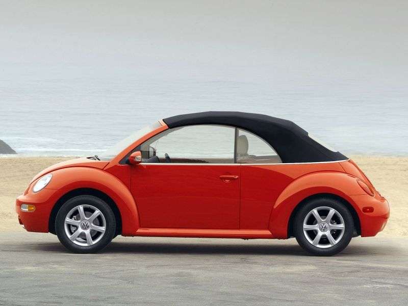 Volkswagen New Beetle 2 drzwiowy kabriolet pierwszej generacji 1,6 MT (2002 2005)