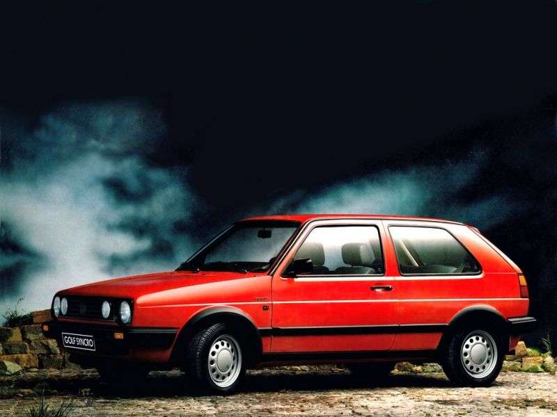 Volkswagen Golf 2 generacji hatchback 3 drzwiowy 1,6 D 4MT (1983 1991)