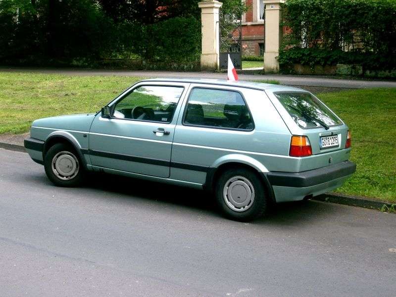 Volkswagen Golf 2 generation hatchback 3 dv. 1.3 MT (1987–1991)