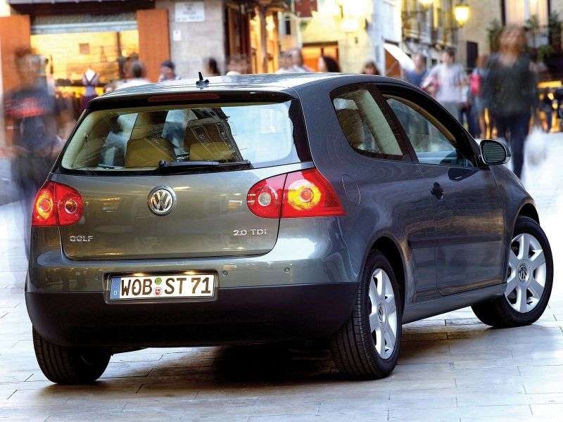 Volkswagen Golf 5 generacji hatchback 3 drzwiowy 1,4 MT (2006 2008)