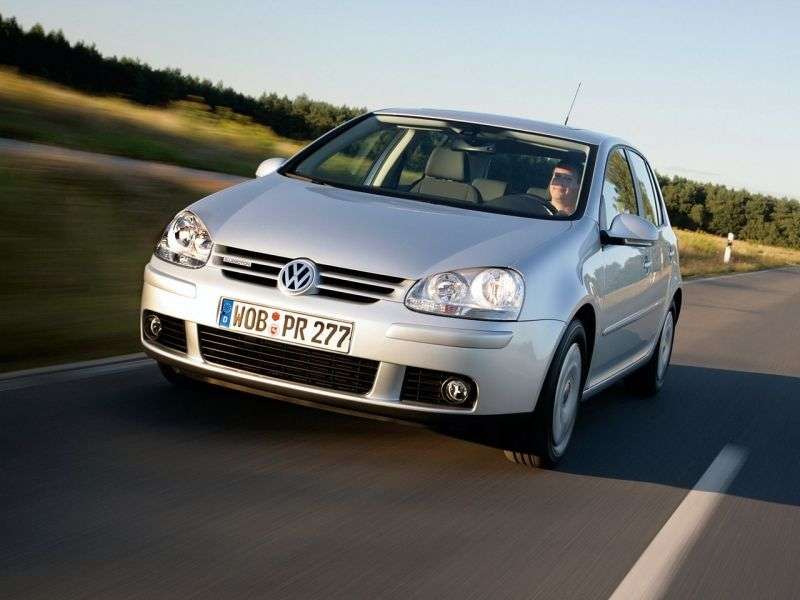 Volkswagen Golf 5 drzwiowy hatchback 5 drzwiowy. 1,9 TDI MT (2004 2008)