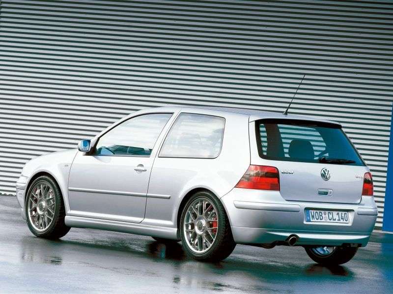 Volkswagen Golf 4 drzwiowy hatchback 25th Anniversary 3 drzwiowy 1.8 T 20 v MT (2002 2001)