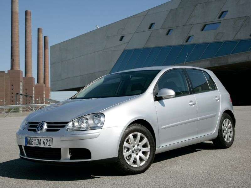 Volkswagen Golf 5 drzwiowy hatchback 5 drzwiowy. 1,9 TDI MT (2004 2008)