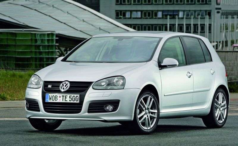 5 drzwiowy Volkswagen Golf 5 generacji GT hatchback 1.4 TSI MT (2005 2008)