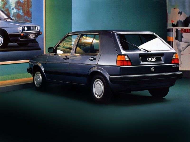 Volkswagen Golf 2 generation hatchback 5 dv. 1.6 TD MT (1986–1991)