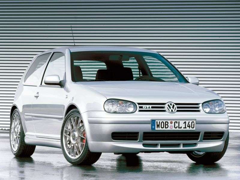 Volkswagen Golf 4 drzwiowy hatchback 25th Anniversary 3 drzwiowy 1.8 T 20 v MT (2002 2001)