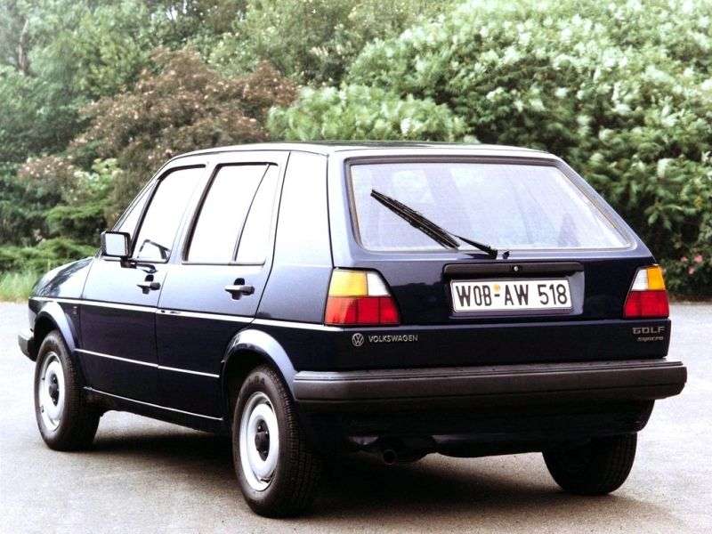 Volkswagen Golf 2 generation hatchback 5 dv. 1.6 AT (1985–1991)