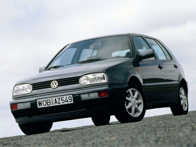 Volkswagen Golf 3 generation hatchback 5 dv. 1.6 MT (1991–1997)