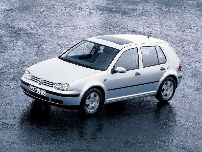 Volkswagen Golf 4 generacji 5 drzwiowy hatchback 1.9 TDI 4Motion MT (1998 2002)