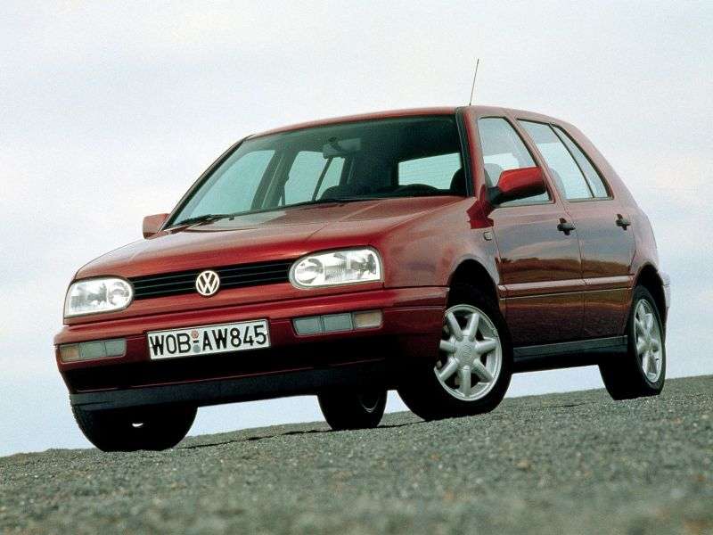 Volkswagen Golf 3 generation hatchback 5 dv. 1.8 MT (1991–1997)