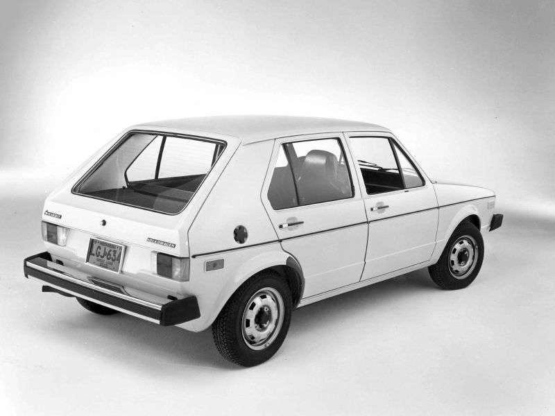 Volkswagen Rabbit 5 drzwiowy hatchback pierwszej generacji 1,5 D MT (1977 1980)