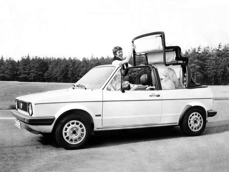 Volkswagen Golf 1st generation 1.8 MT convertible (1986–1993)