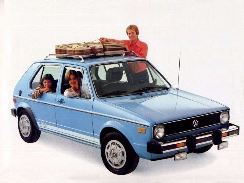 Volkswagen Rabbit 5 drzwiowy hatchback pierwszej generacji 1,6 AT (1977 1980)