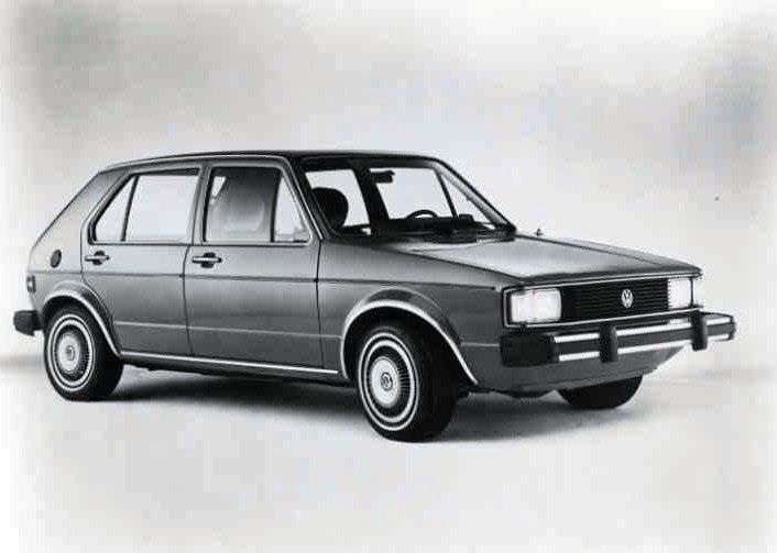 Volkswagen Rabbit 5 drzwiowy hatchback pierwszej generacji [zmiana stylizacji]. 1,7 mln ton (1981 1984)