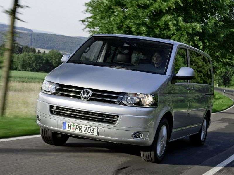 Volkswagen Multivan T5 [restyling] Minibus 2.0 BiTDI MT 4Motion PanAmericana (2013) (2010 – current century)