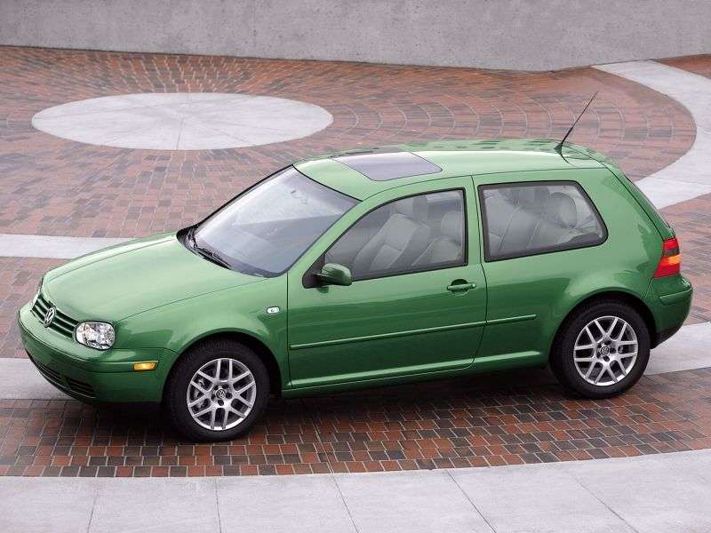 Volkswagen Golf 4 generacji hatchback 3 drzwiowy. 1,9 TDI MT (1998 2002)