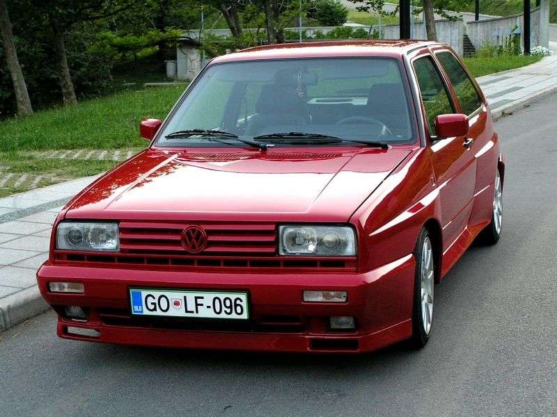 Volkswagen Golf 2 generacji Rallye hatchback 3 drzwiowy 1,8 mln ton (1989 1991)