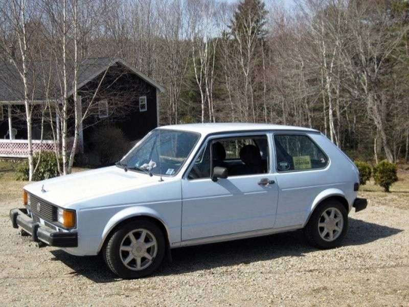 Volkswagen Rabbit 1 generacji [zmiana stylizacji] hatchback 3 drzwiowy. 1,7 AT (1981 1984)