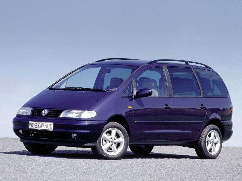 Volkswagen Sharan pierwszej generacji, 5 drzwiowy minivan 1,8 AT (1997 2000)