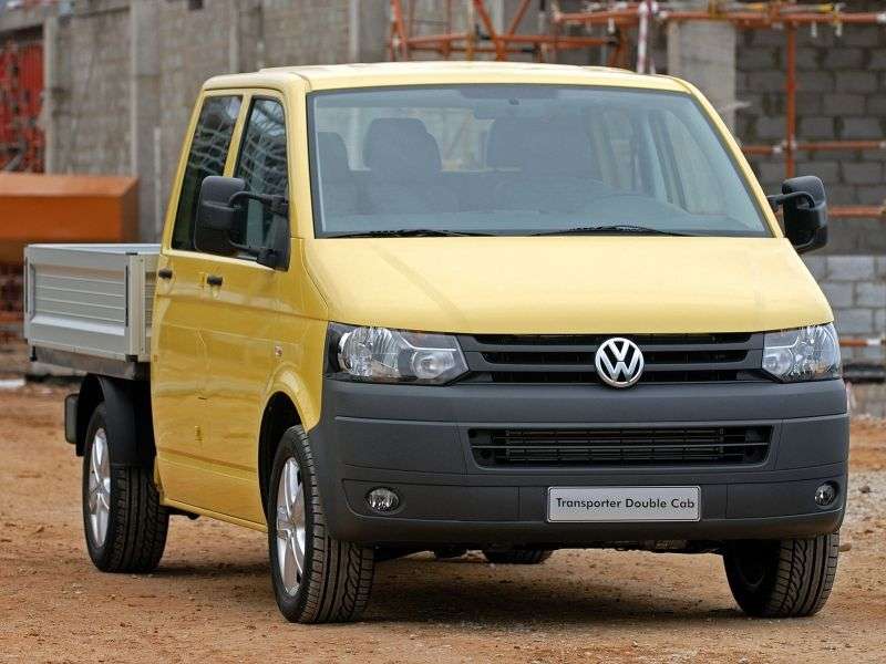 Volkswagen Transporter T5 [restyling] Pritsche board 4 doors. 2.0 MT Basic (2010 – present)