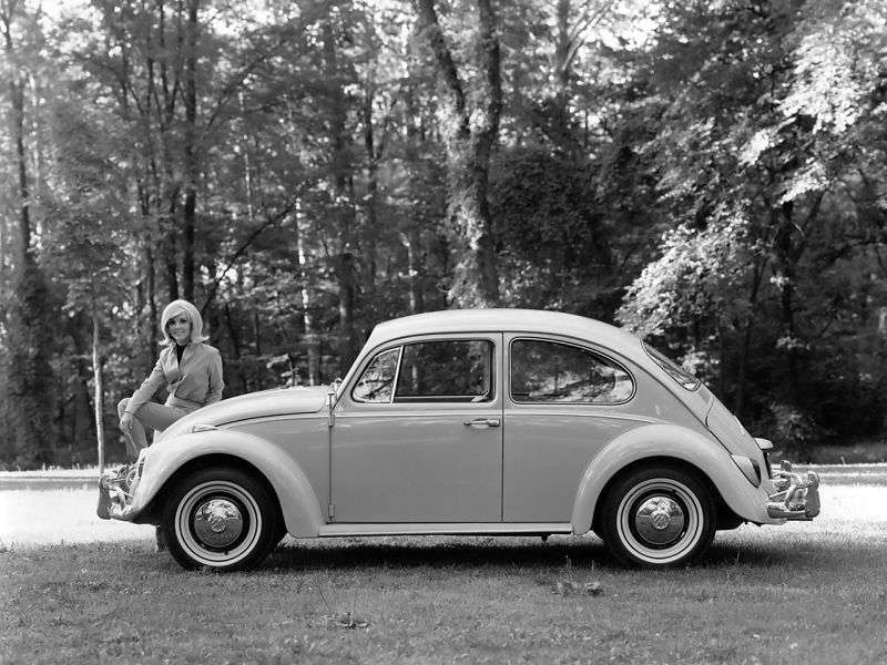 Volkswagen Beetle 1200/1300/1500 [restyling] 1.5 MT sedan (1966–1968)