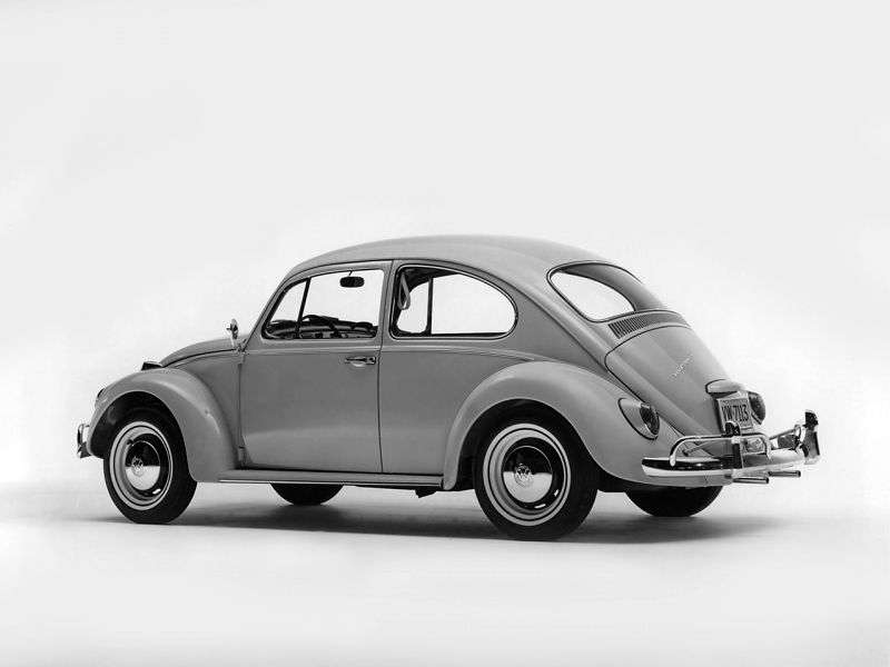 Volkswagen Beetle 1200/1300/1500 [restyling] 1.2 Saxomat sedan (1960–1968)
