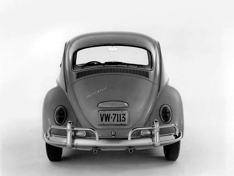 Volkswagen Beetle 1200/1300/1500 [restyling] sedan 1.3 MT (1965–1968)