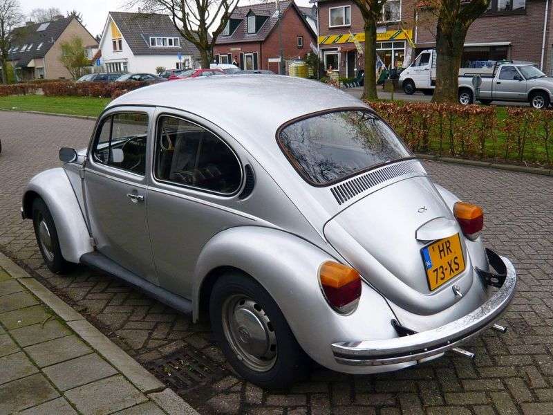 Volkswagen Beetle 1200 [4th restyling] 2 door sedan 1.3 MT (1973–1975)
