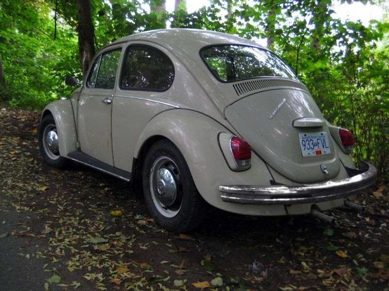 Volkswagen Beetle 1200/1300/1500 [druga zmiana stylizacji] sedan 1.5 MT (1968 1973)