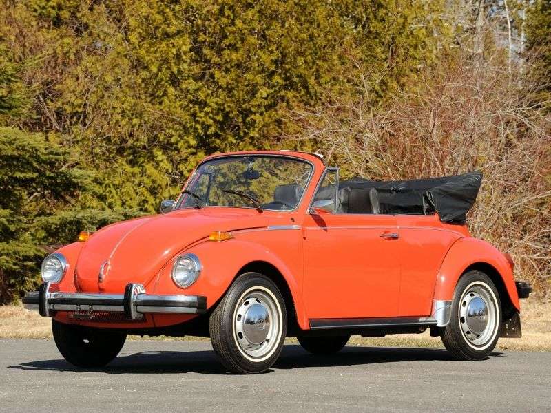 Volkswagen Beetle 1302/1303 [3rd restyling] 1.6 AMT convertible (1970 1972)