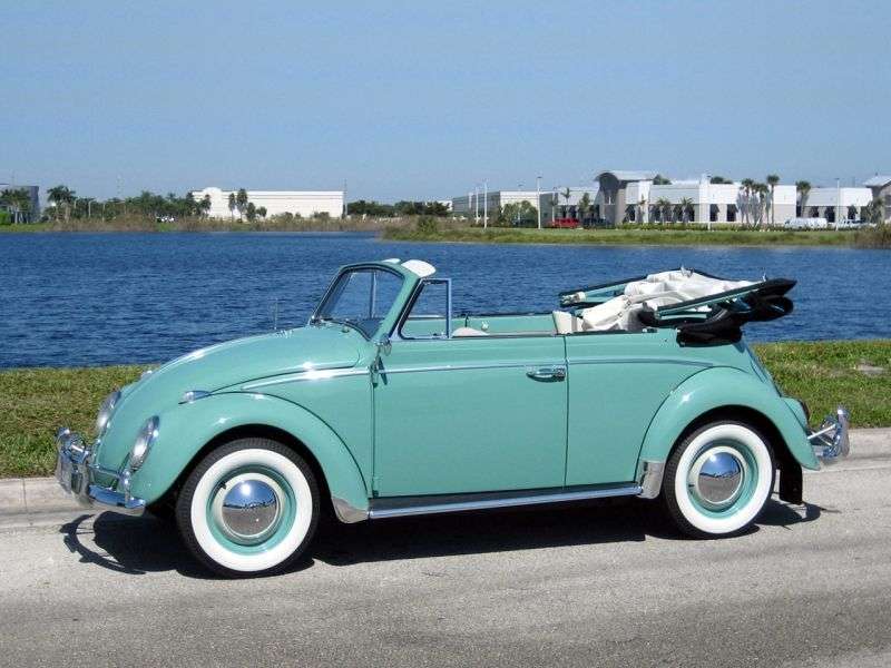 Volkswagen Beetle 1200/1300/1500 [zmiana stylizacji] kabriolet 1.2 Saxomat (1960 1968)