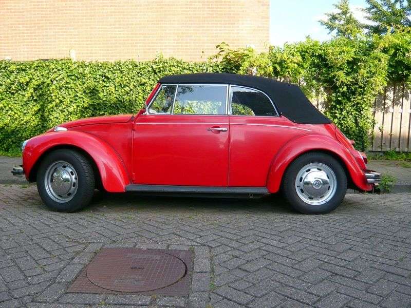 Volkswagen Beetle 1302/1303 [3rd restyling] 1.6 AMT L convertible (1972–1975)