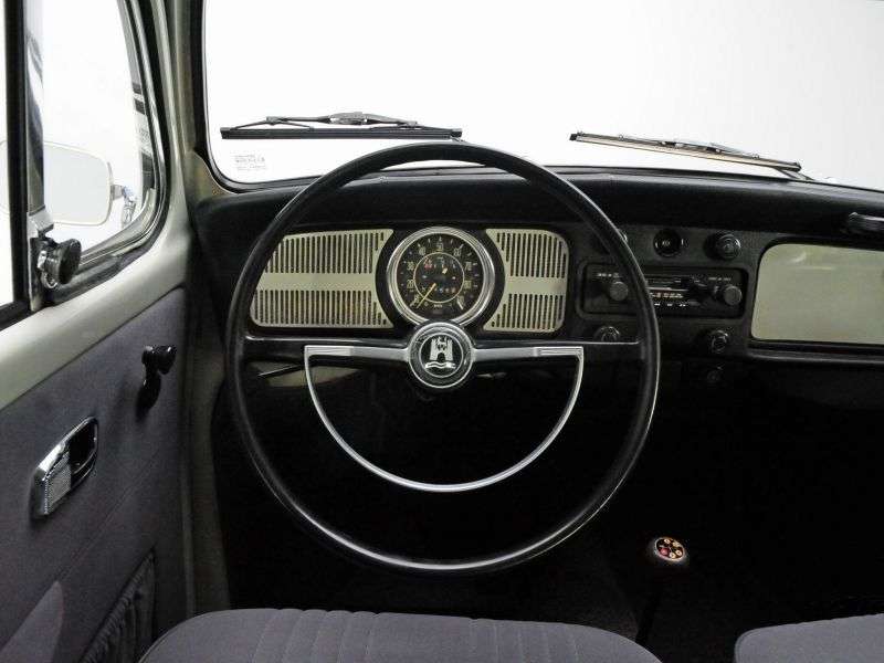 Volkswagen Beetle 1200/1300/1500 [2nd restyling] 1.5 MT sedan (1968–1973)