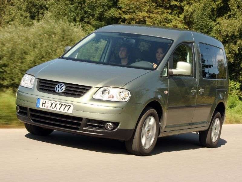 Volkswagen Caddy 3 generation 4 door minivan. 1.6 MT (2004–2010)