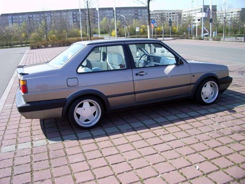 Volkswagen Jetta 2 generation [restyling] 2 d sedan 1.3 MT (1987–1992)
