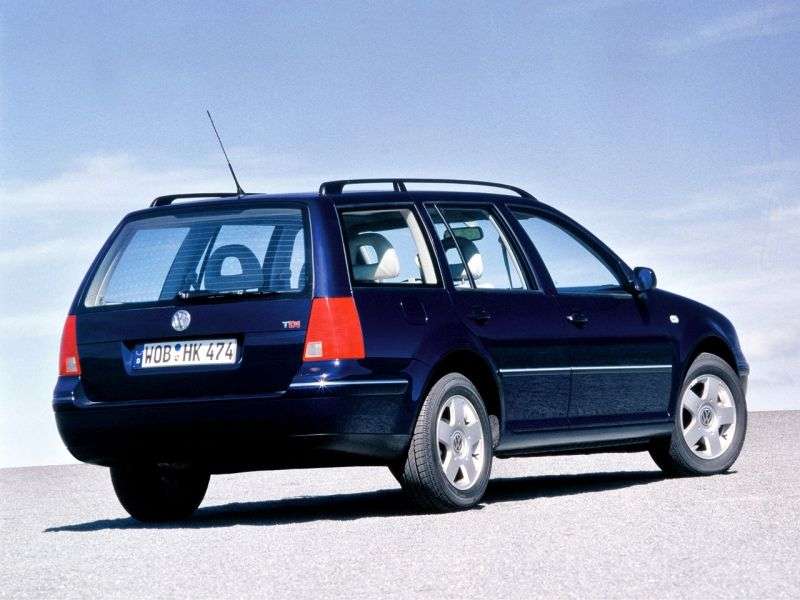 Volkswagen Jetta 4 generation wagon 1.9 TDI 4Motion MT (2001–2004)