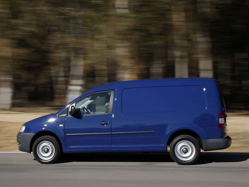 Volkswagen Caddy 3 generacji Maxi van 4 drzwiowy 1,6 mln ton (2007 2010)