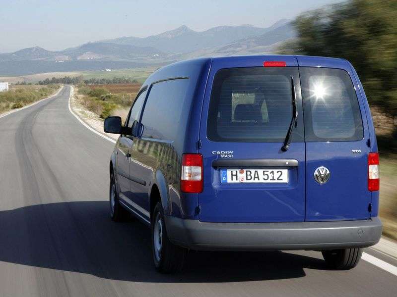 Volkswagen Caddy 3 generacji Maxi van 4 drzwiowy 1,9 TDI DSG (2007 2010)