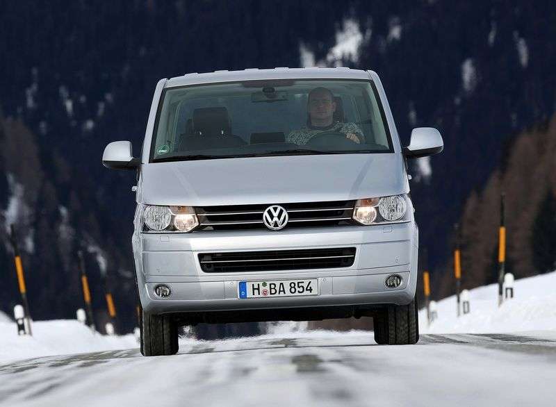 Volkswagen Multivan T5 [restyling] Minivan 2.0 TDI MT 4Motion Comfortline (2013) (2010 – n.)
