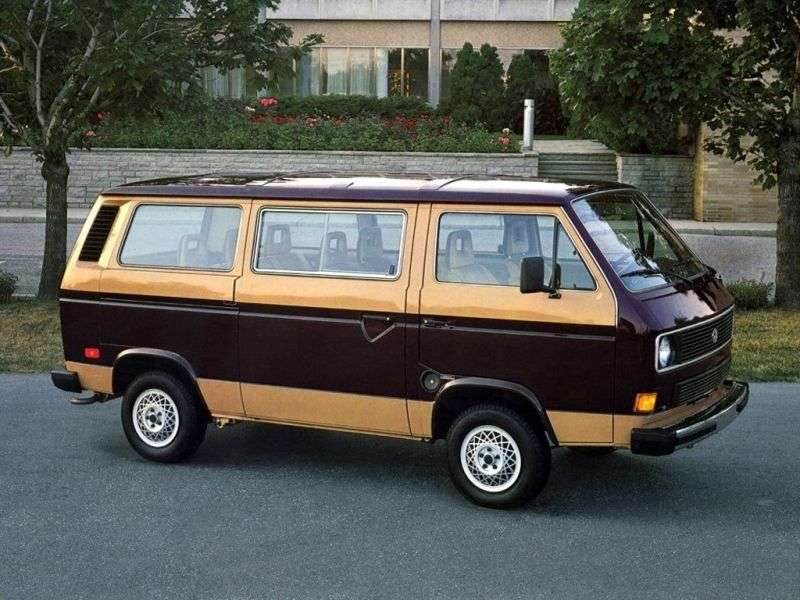 Volkswagen Transporter T3 [restyling] Minibus 1.9 MT (1982–1990)